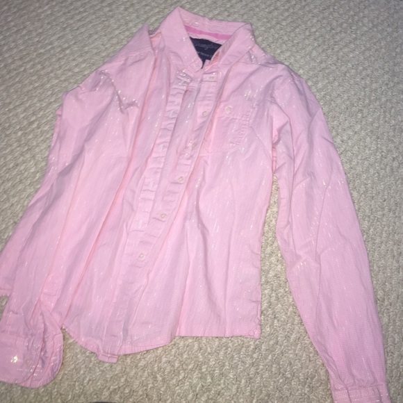 Pink Wrangler button down