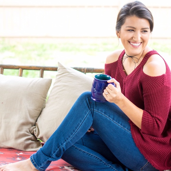 Blu Pepper Tops - 🎉Sweater sale!🎉🌵The Wynonna Waffle Sweater🌵 Blu Pepper Tops - 🎉Sweater sale!🎉🌵The Wynonna Waffle Sweater🌵