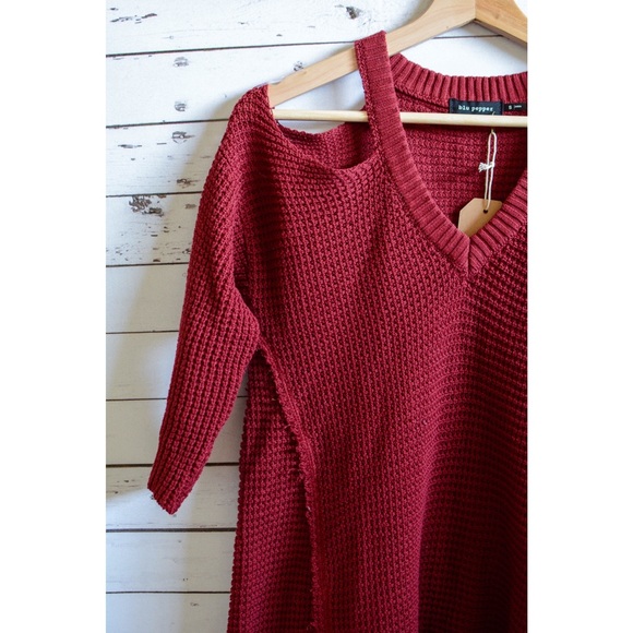 Blu Pepper Tops - 🎉Sweater sale!🎉🌵The Wynonna Waffle Sweater🌵 Blu Pepper Tops - 🎉Sweater sale!🎉🌵The Wynonna Waffle Sweater🌵