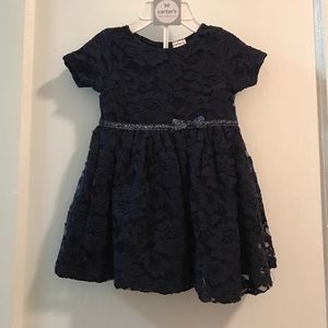 Blue Lace Holiday Dress