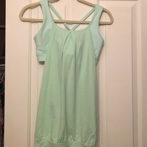 lululemon top with built in sports bra