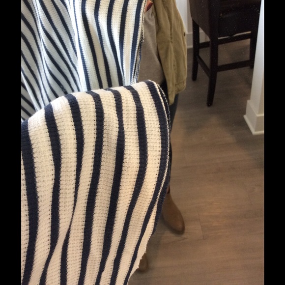 Super-sized Striped Infinity Scarf - Picture 4 of 4