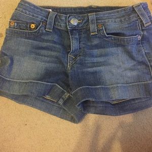 True religion size 30 jean shorts