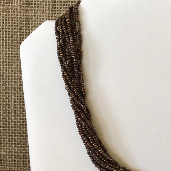 Silpada multi-strand seed bead necklace N1815 - Picture 2 of 4