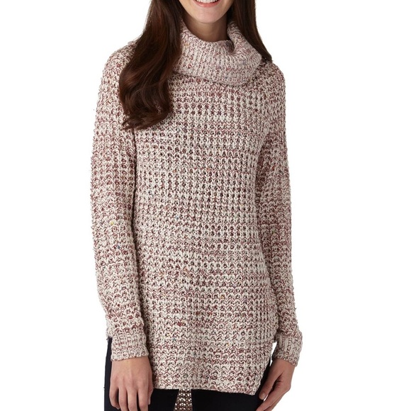 Cowl Neck Sweater Burgundy MD - Picture 1 of 4