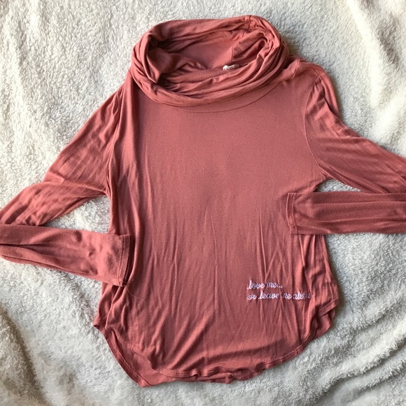 Brandy Melville Tops - Love Me or Leave Me Alone Shirt