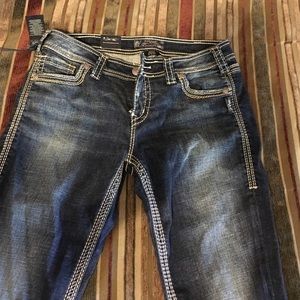 Silver brand Aiko capris. Brand new with tags.