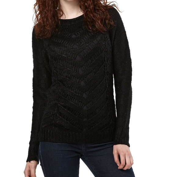 Open Front Crochet Sweater MD - Picture 1 of 4