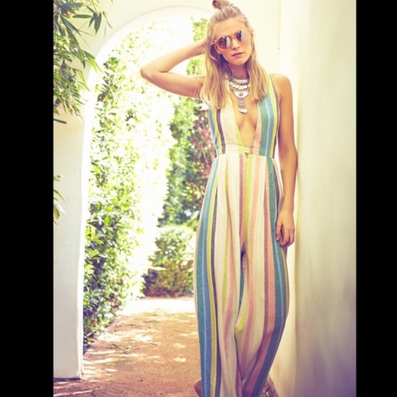 FREE PEOPLE printed jumpsuit