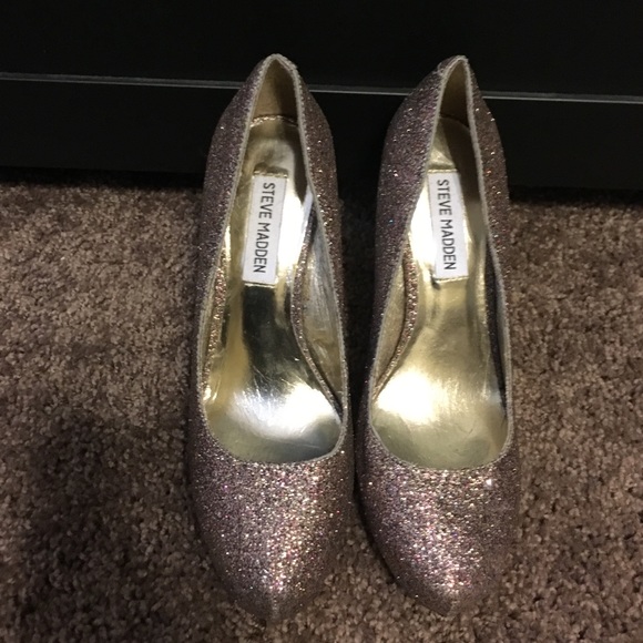 Glitter Steve Madden Heels