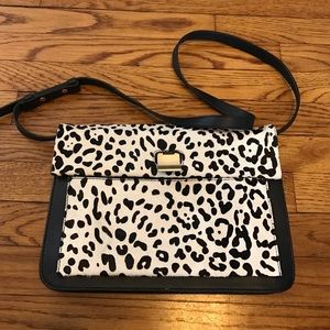 Leather JOIE cross/clutch purse