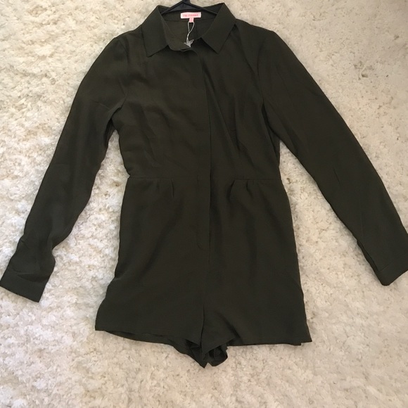 ReNamed hunter green shorts jumpsuit