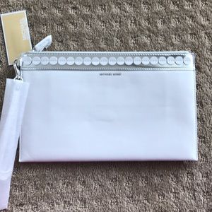 Michael Kors White Clutch