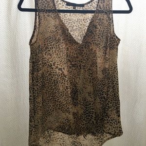 Cute cheetah print top