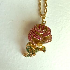 Disney Couture Beauty & the Beast necklace
