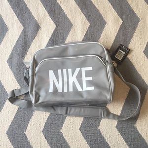 Nike leather laptop bag