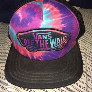 Tie dye Vans Snapback