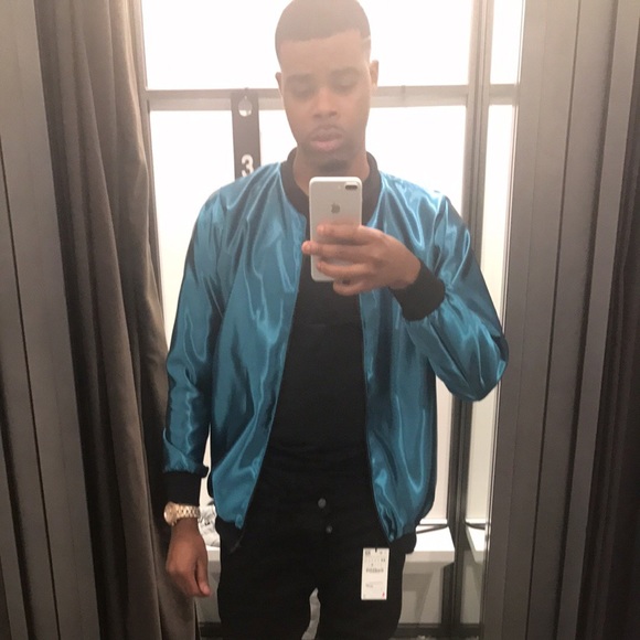 Mens or Women's Satin Bomber Jacket Custom Made