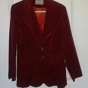 Vintage velvet blazer