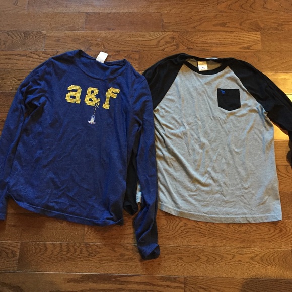 Boys Abercrombie & Fitch long sleeve tops
