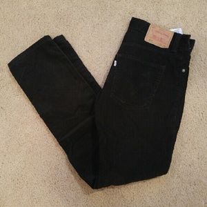 511 Levi's (black corduroy)