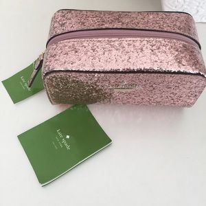 Kate Spade New York Glitter Bug Ezra Cosmetic Case
