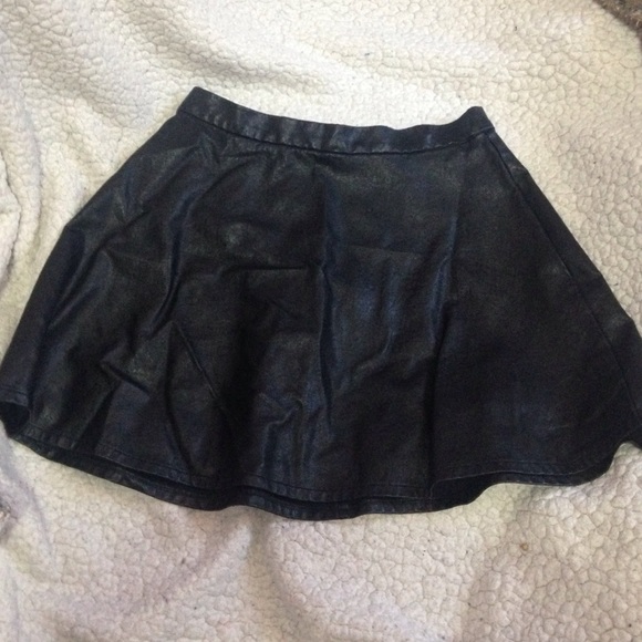 American Eagle Vegan Leather Skirt