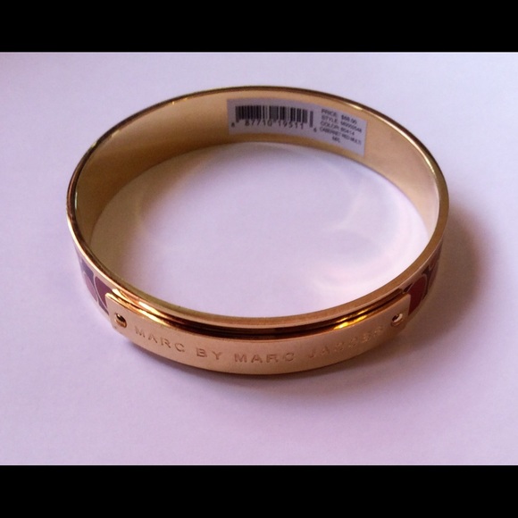Marc By Marc Jacobs Jewelry - Marc By Marc Jacob Logo Plaque Bangle Bracelet New