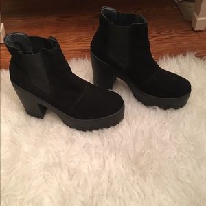 Topshop suede boots