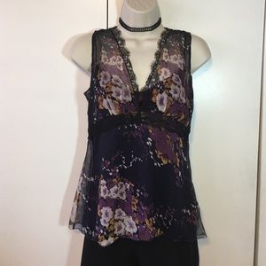 Exquisite Elie Tahari sleeveless blouse, S, EUC
