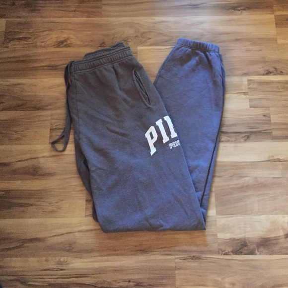 VS PINK grey sweatpants
