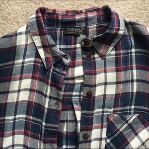 Topshop Tops - TopShop Plaid Button Down Topshop Tops - TopShop Plaid Button Down
