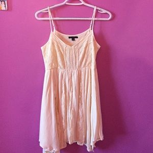 Creamy White lace summer dress