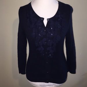 Hollister Navy Cardigan