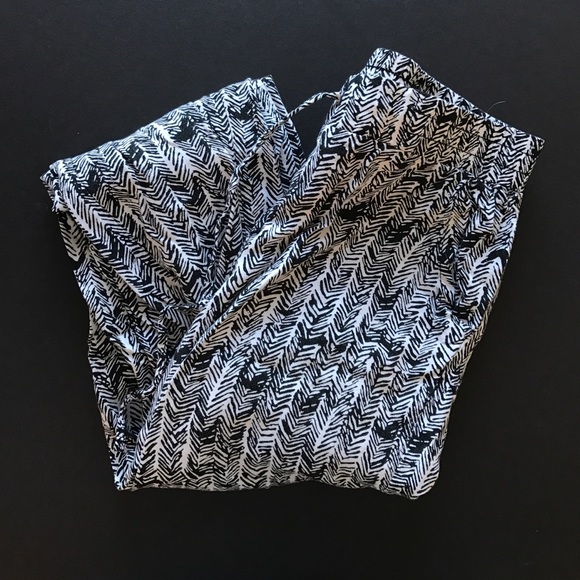 Black and White Joggers
