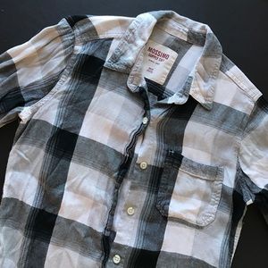 Mossimo Black and White Flannel