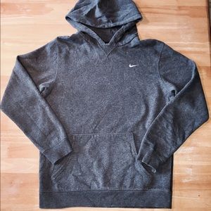 Nike gray cotton hoodie