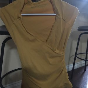 Mustard colored shirt