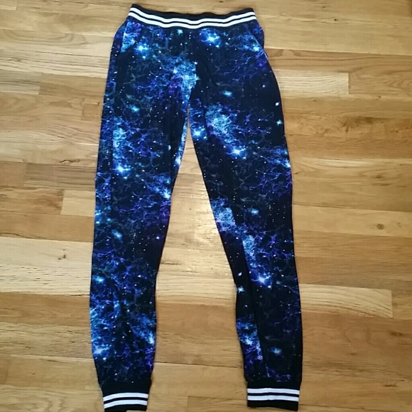 BABY SOFT GALAXY PRINT ATHLETIC STYLE JOGGERS