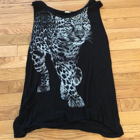 Leopard tank top