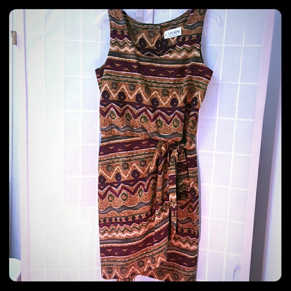 Faux Wrap Dress - Picture 1 of 3