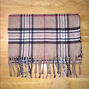 Burberry plaid scarf