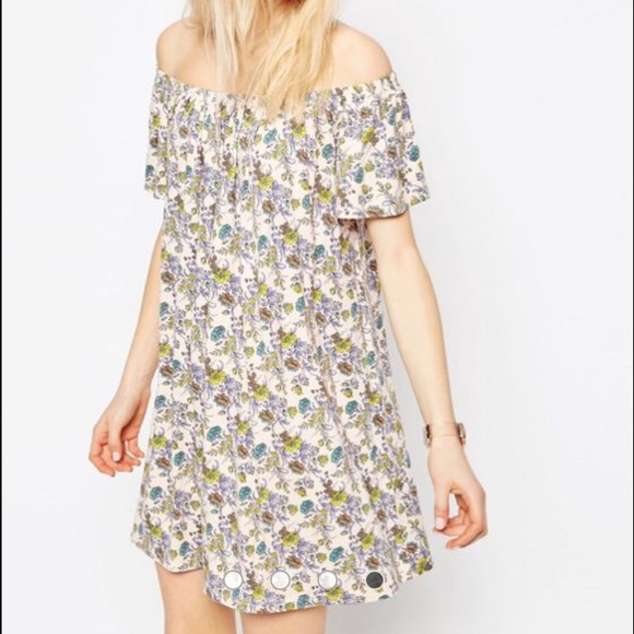 FLASH SALE Floral Off The shoulder Asos Dress