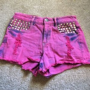 Forever 21-high waisted shorts. Size 27.