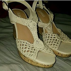 Bongo boho cork wedges