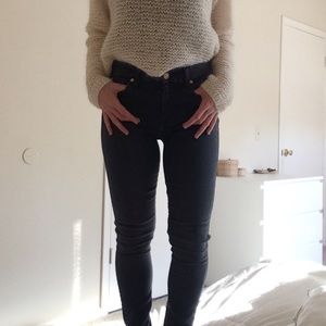 'the high waist' skinny jeans
