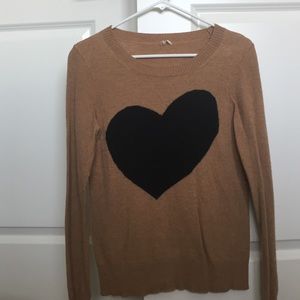 J. Crew Heart Sweater