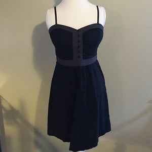 AEO Black Fit and Flare Dress