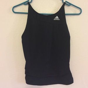 Adidas tight fitting crop top