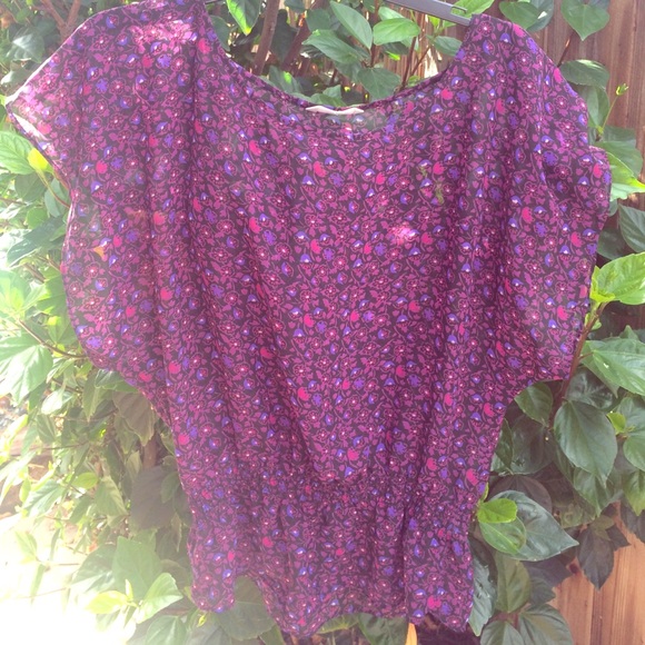 A purple blouse from American Eagle